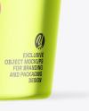 Metallic Cosmetic Jar Mockup Metallic Cosmetic Jar Mockup