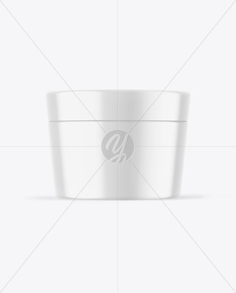 Glossy Cosmetic Jar Mockup Glossy Cosmetic Jar Mockup