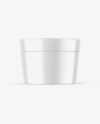 Glossy Cosmetic Jar Mockup Glossy Cosmetic Jar Mockup