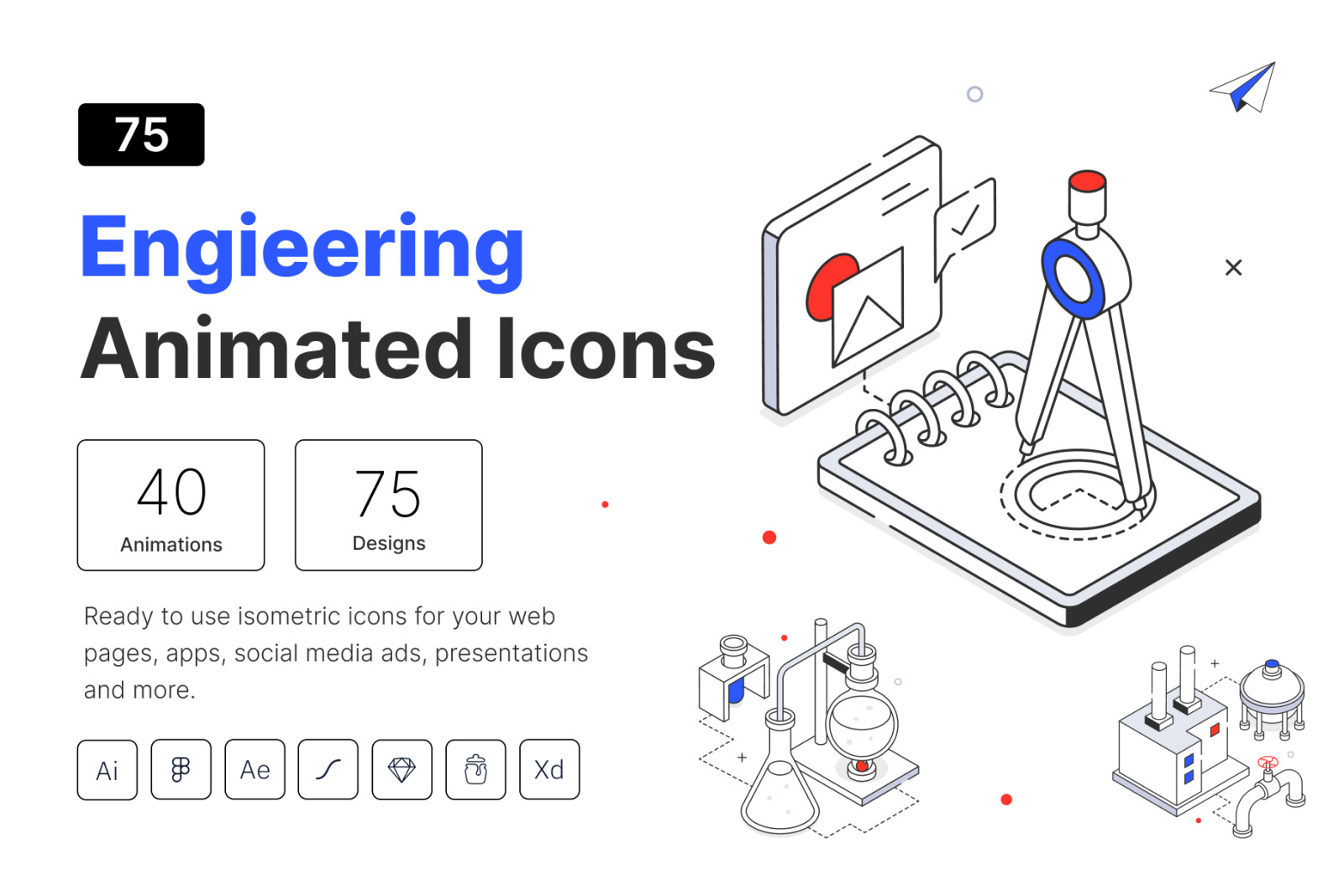 Isometric Engineering Icons