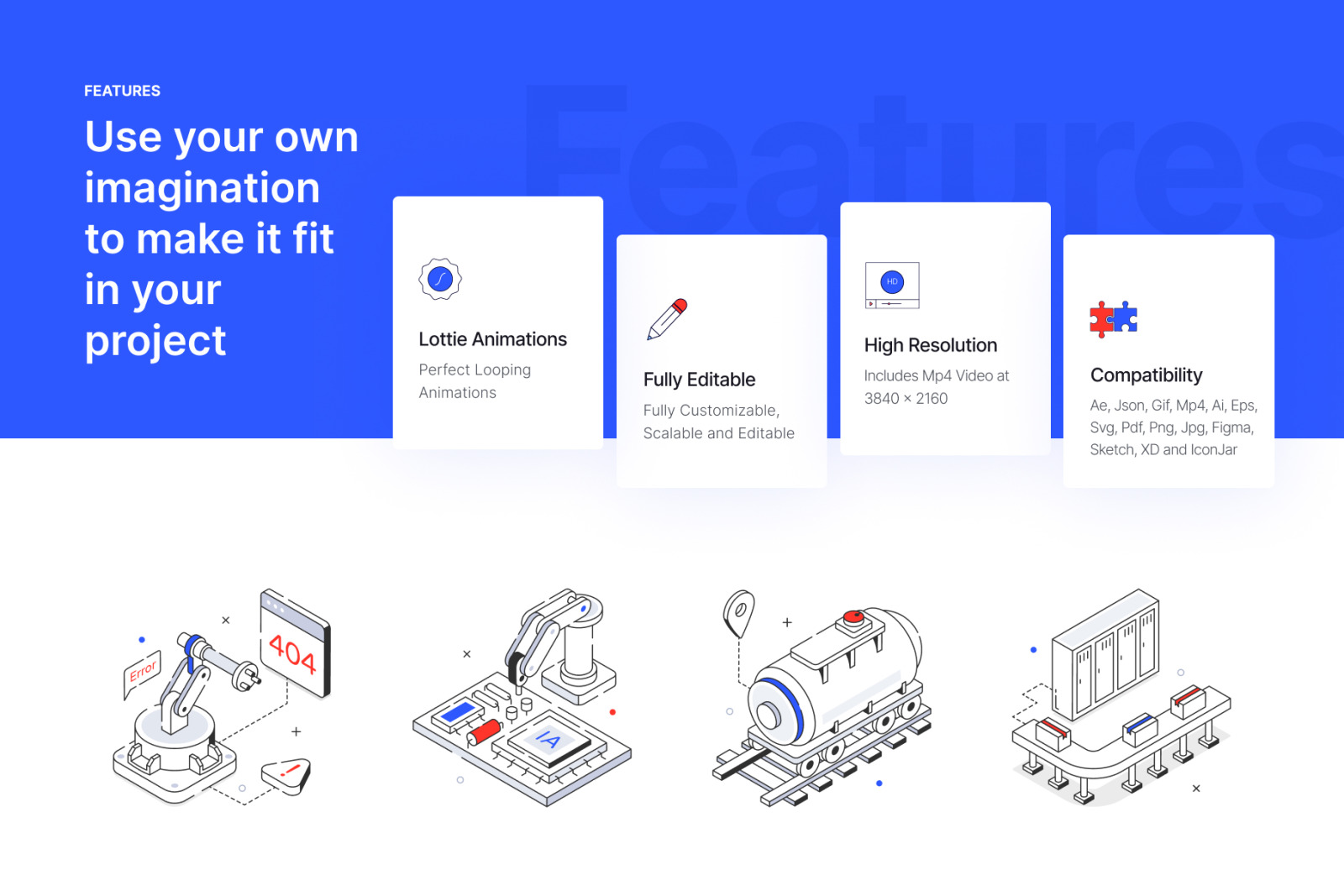 Isometric Engineering Icons