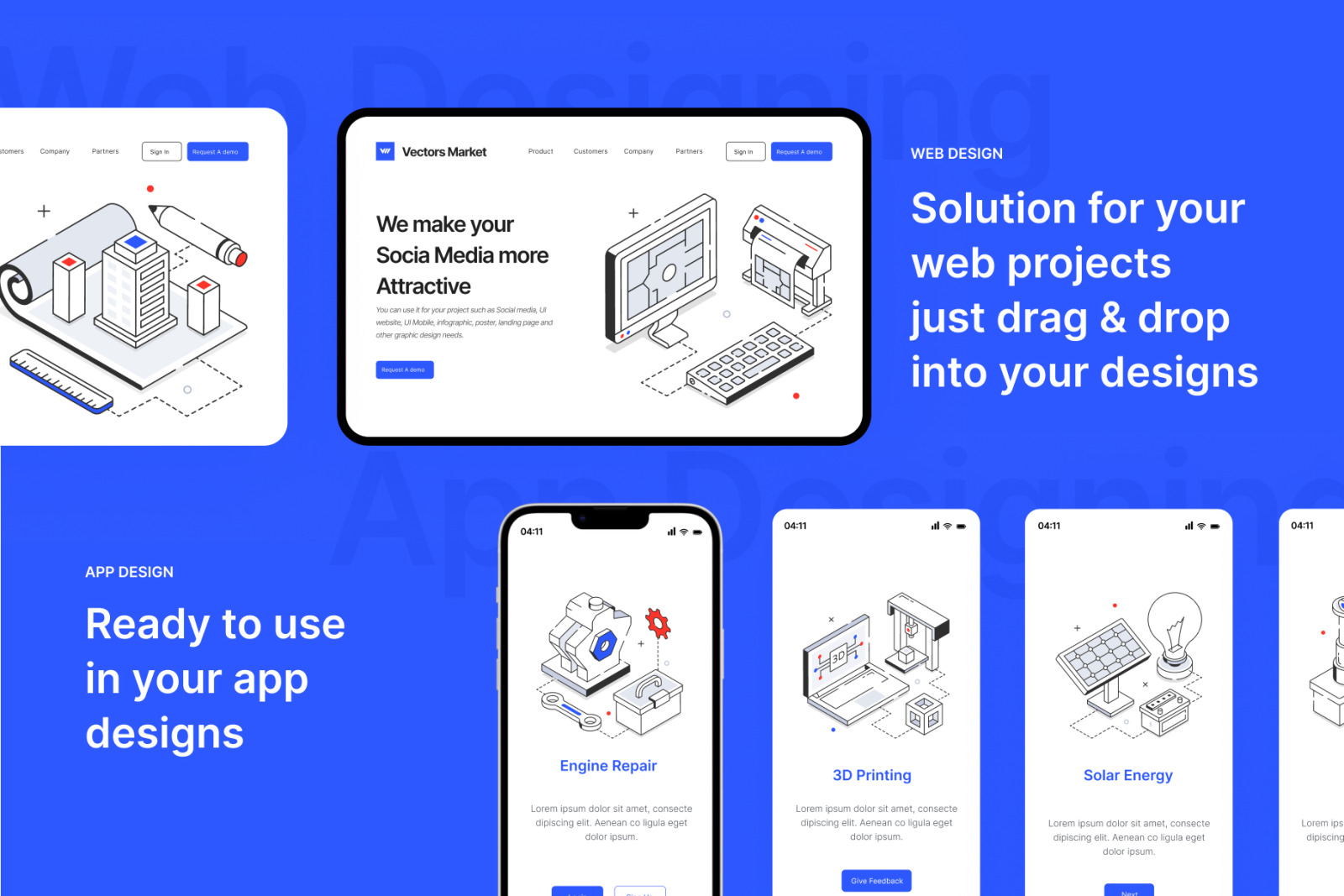 Isometric Engineering Icons