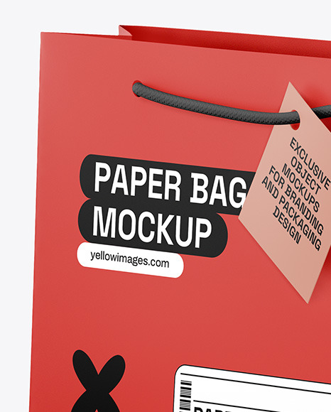 Paper Shopping Bag Mockup