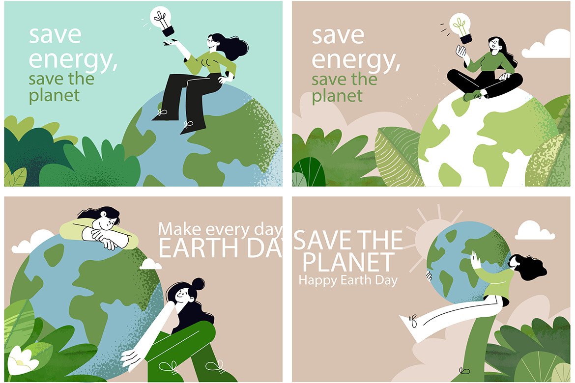 Earth Day Illustrations