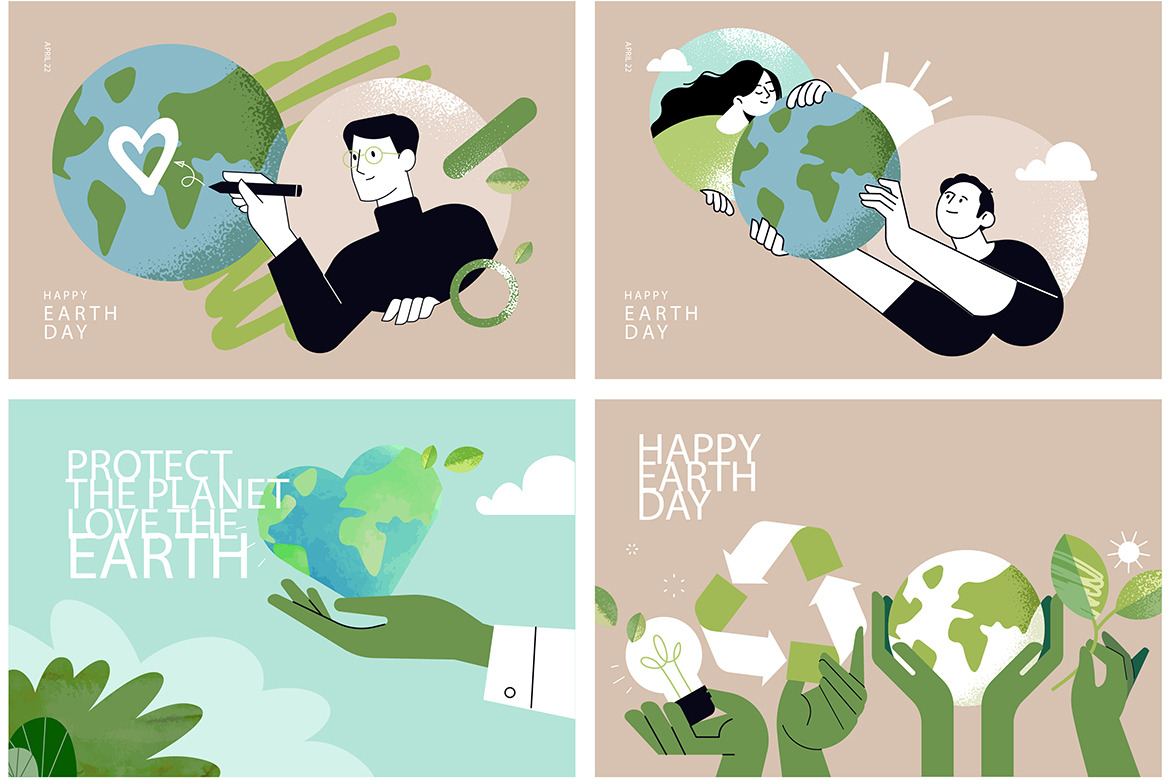 Earth Day Illustrations