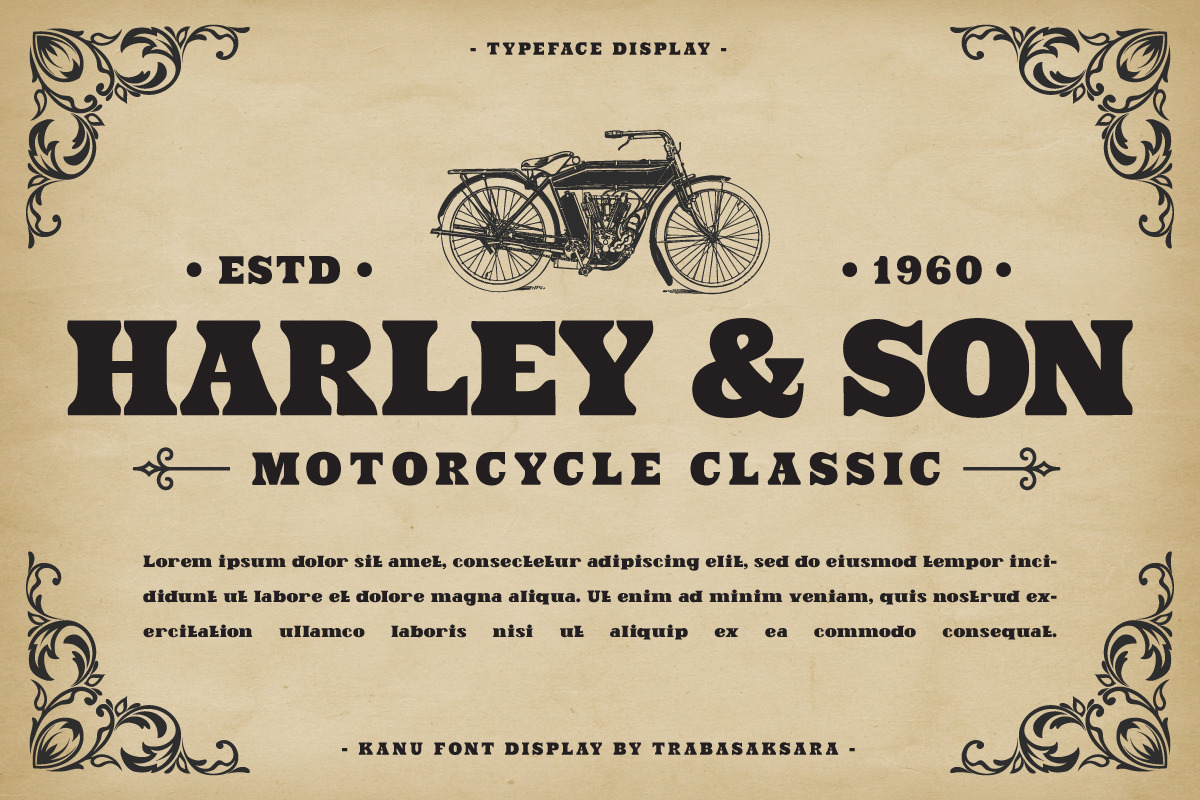 Kanu - Serif Bold Display Font Kanu - Serif Bold Display Font