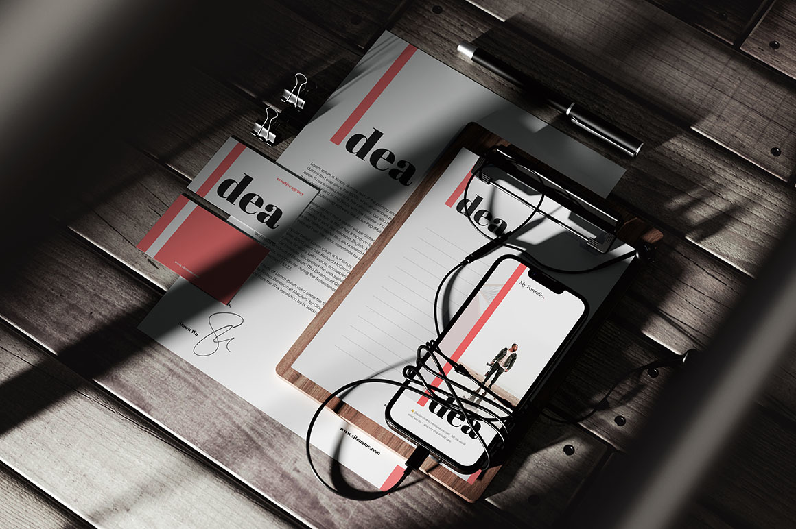 Corporate Brand Identity Mockup Corporate Brand Identity Mockup