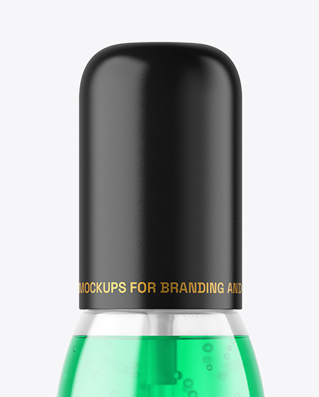 Color Liquid Cosmetic Bottle with Pump Mockup Color Liquid Cosmetic Bottle with Pump Mockup