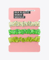 Silk Elastic Bands Mockup