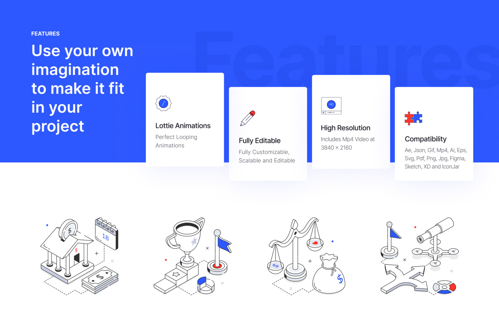 Animated Growth Icons Animated Growth Icons