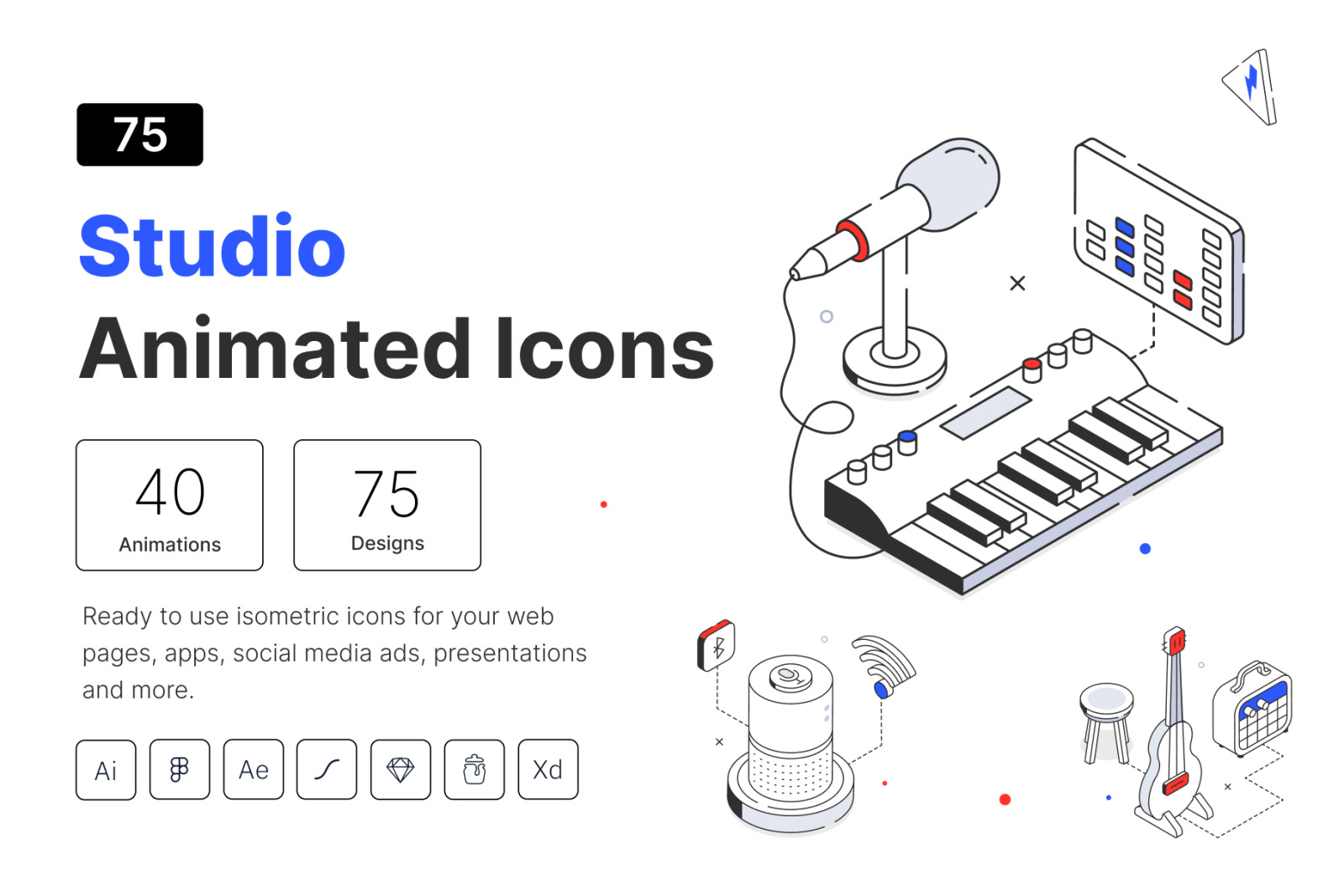 Studio Isometric Icons