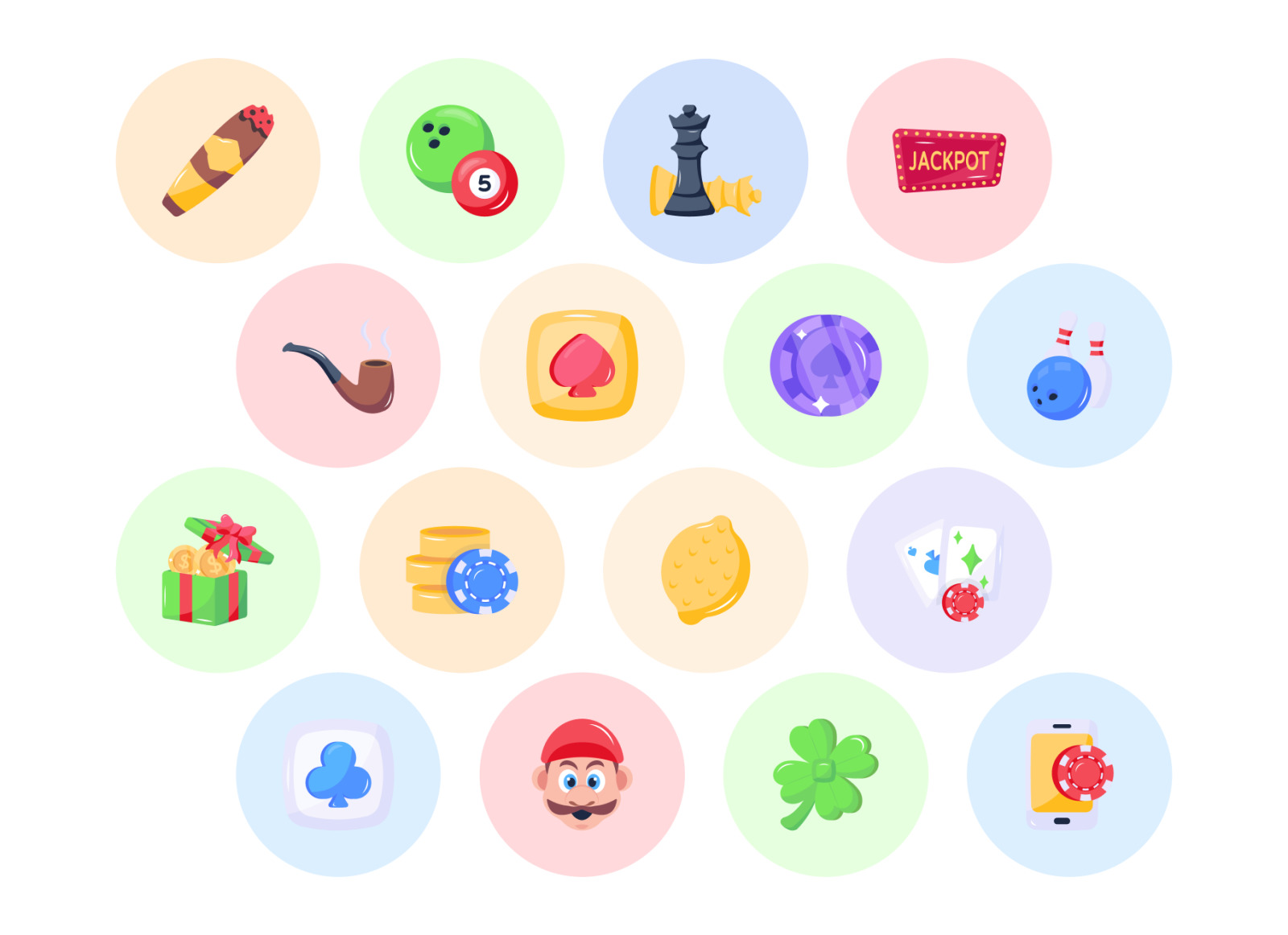 Casino Icon Set Casino Icon Set