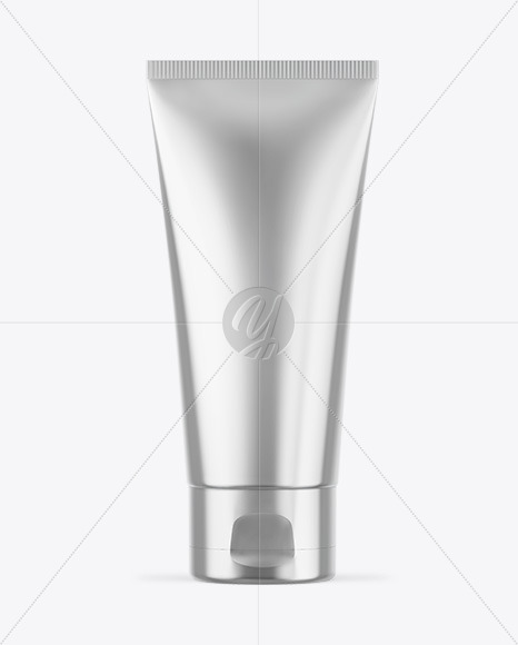Metallic Cosmetic Tube Mockup
