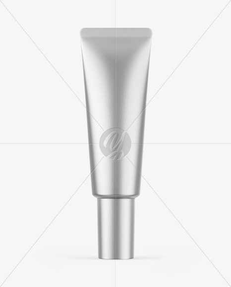 Matte Metallic Cosmetic Tube Mockup