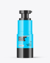 Glossy Cosmetic Bottle with Pump Mockup