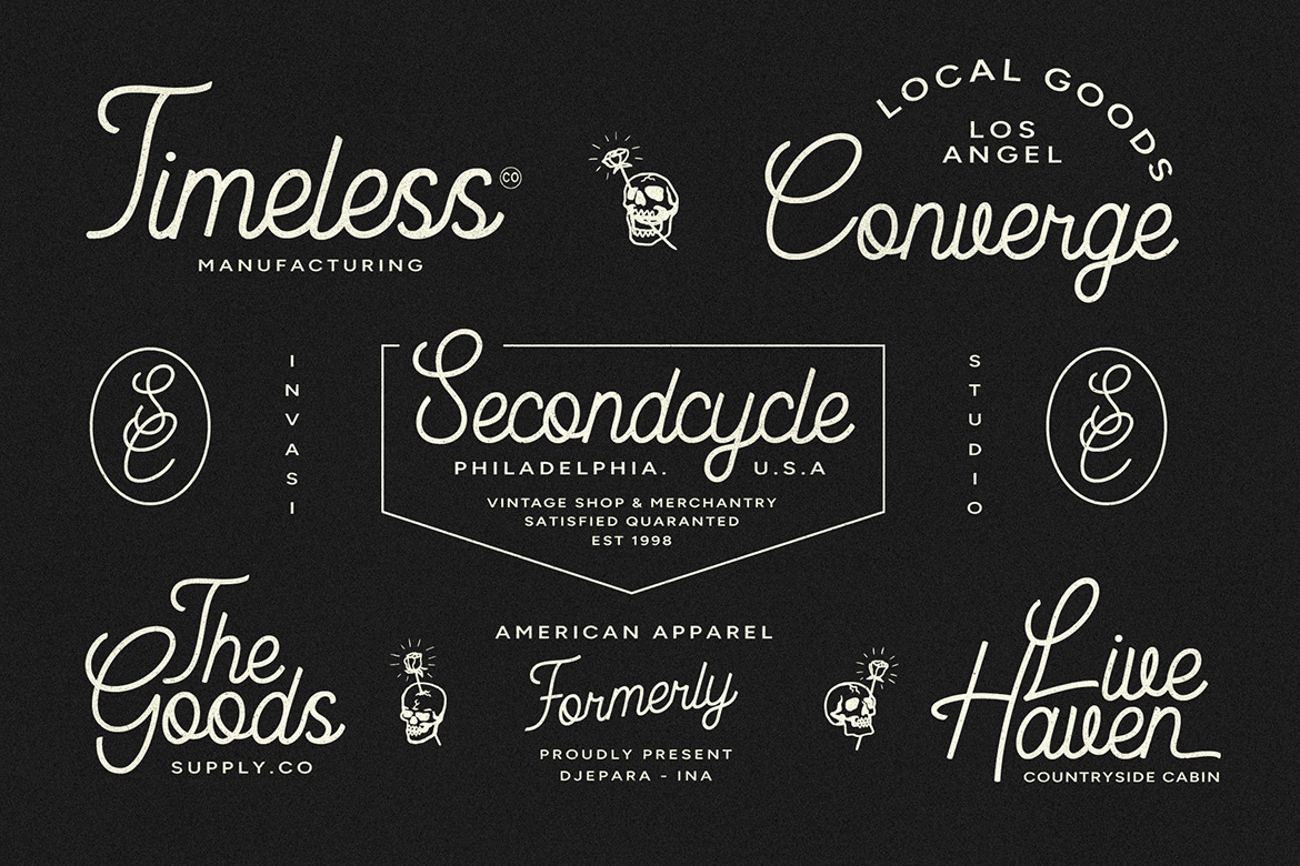 Bohemind - Monoline Signature Font