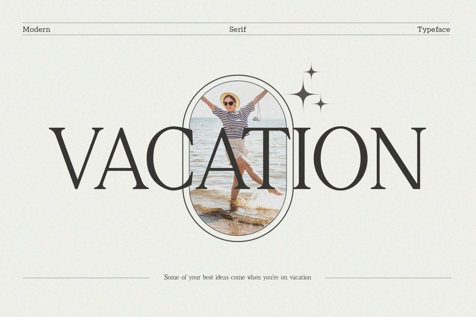 Vacation Modern Font