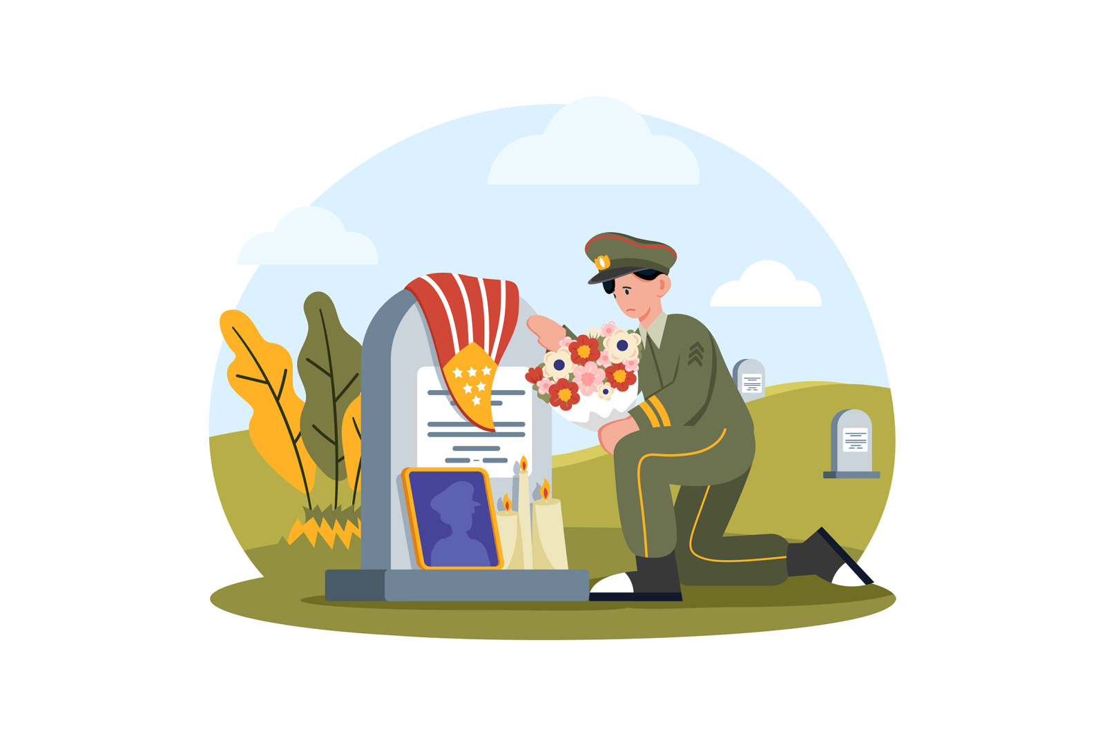M720_Memorial Day Illustration Pack M720_Memorial Day Illustration Pack