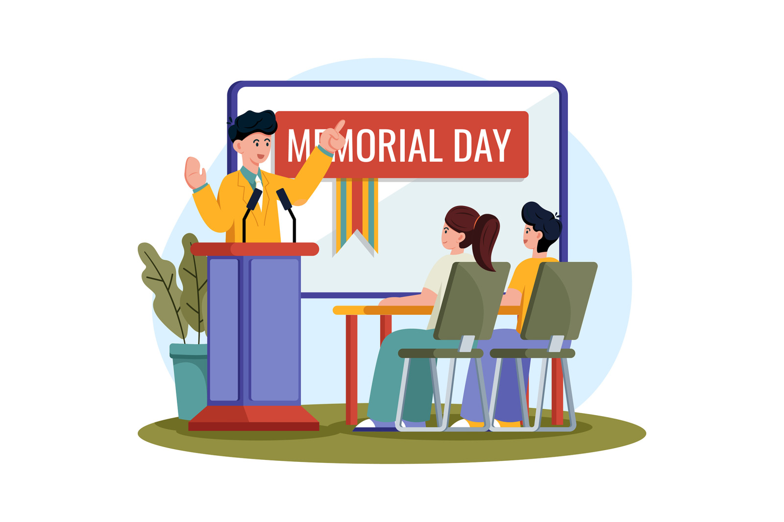 M720_Memorial Day Illustration Pack