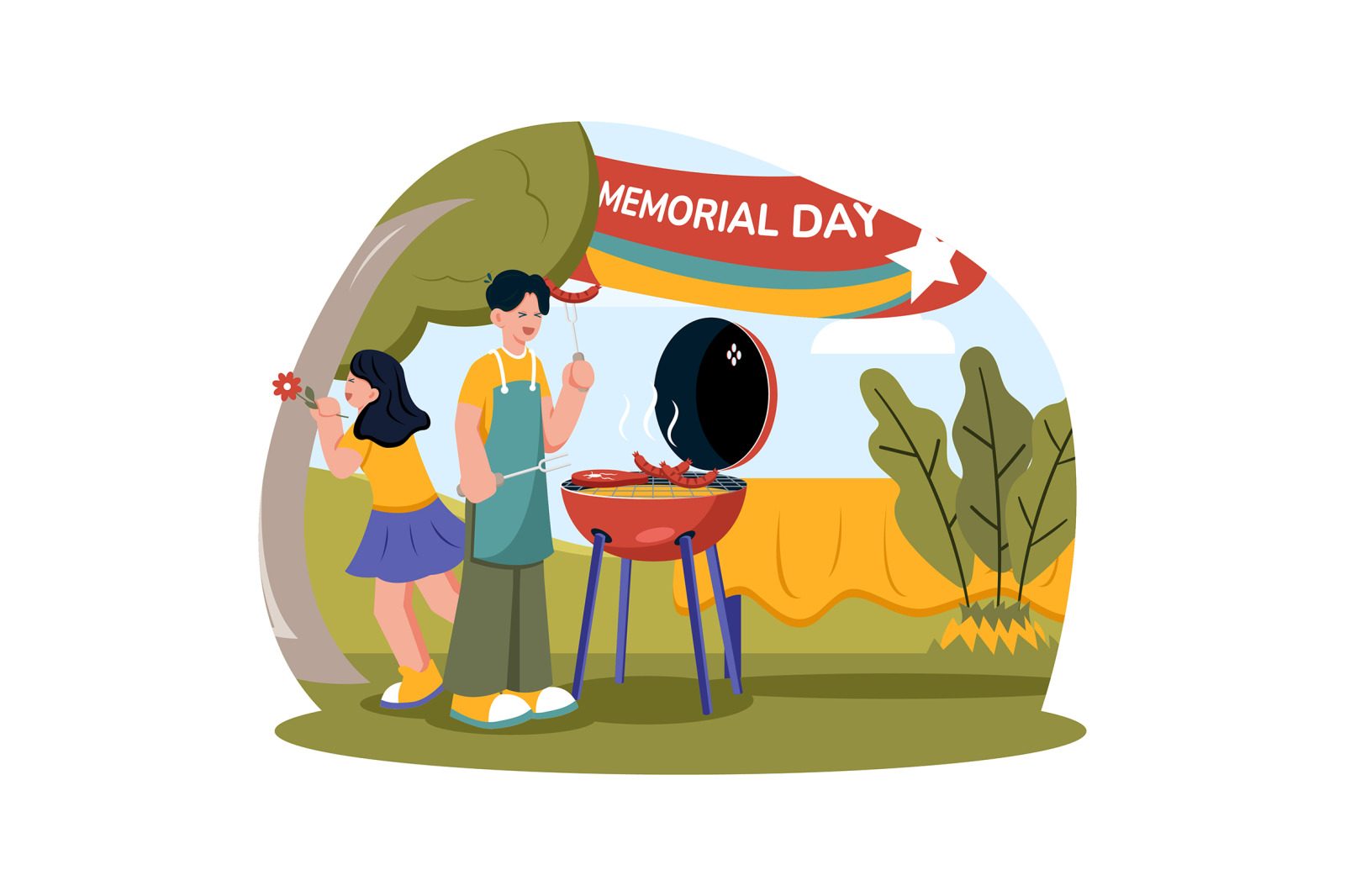 M720_Memorial Day Illustration Pack