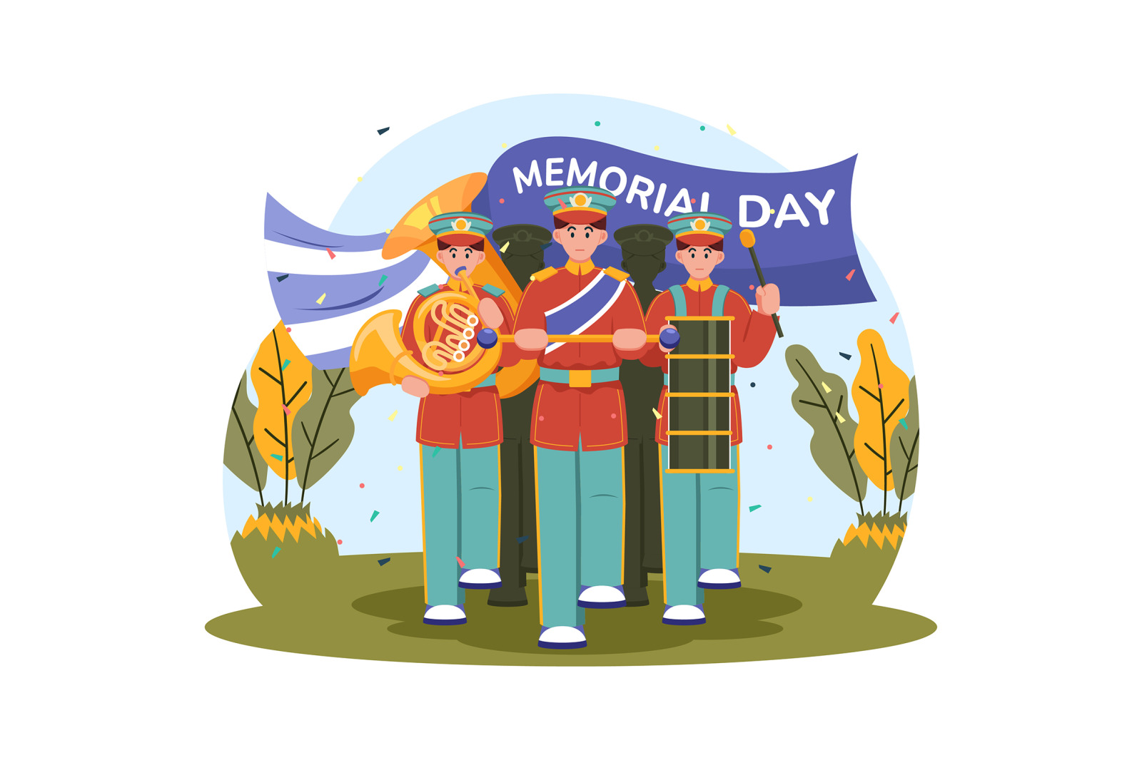 M720_Memorial Day Illustration Pack M720_Memorial Day Illustration Pack