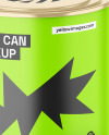 Paint Can With Roller Mockup