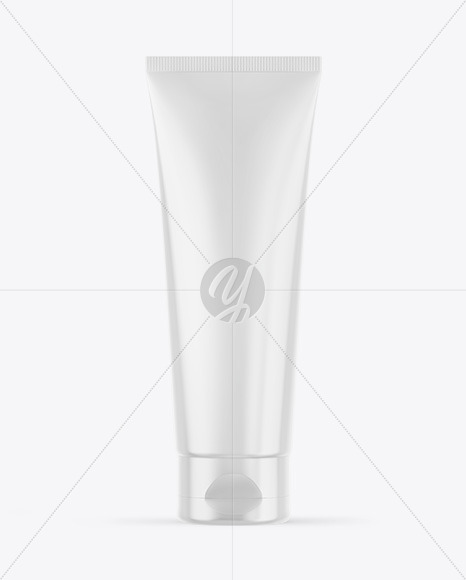 Glossy Cosmetic Tube Mockup