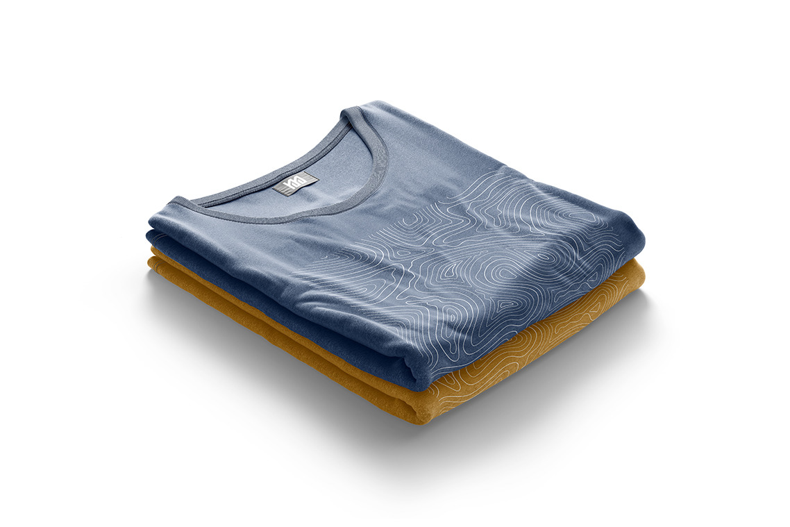 Folded T-Shirt Mockups Folded T-Shirt Mockups