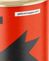 Paint Can with Kraft Finish & Roller Mockup