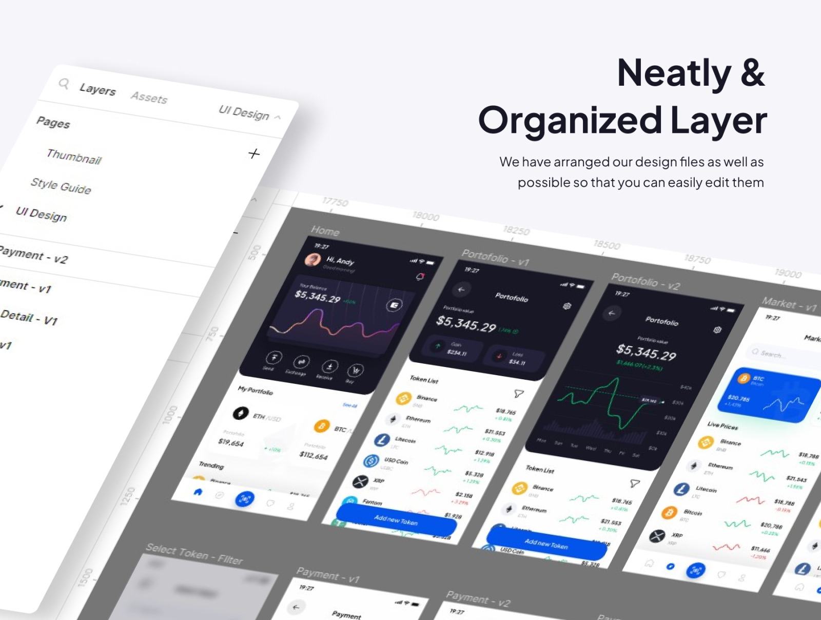 Crypto Wallet UI Kit App