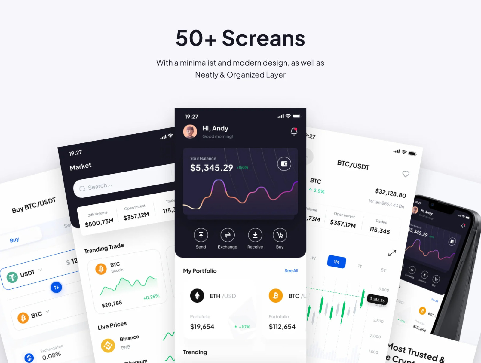 Crypto Wallet UI Kit App