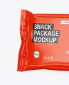 Glossy Snack Package Mockup