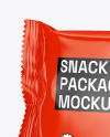 Glossy Snack Package Mockup