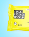 Glossy Snack Package Mockup