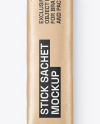 Kraft Stick Sachet Mockup