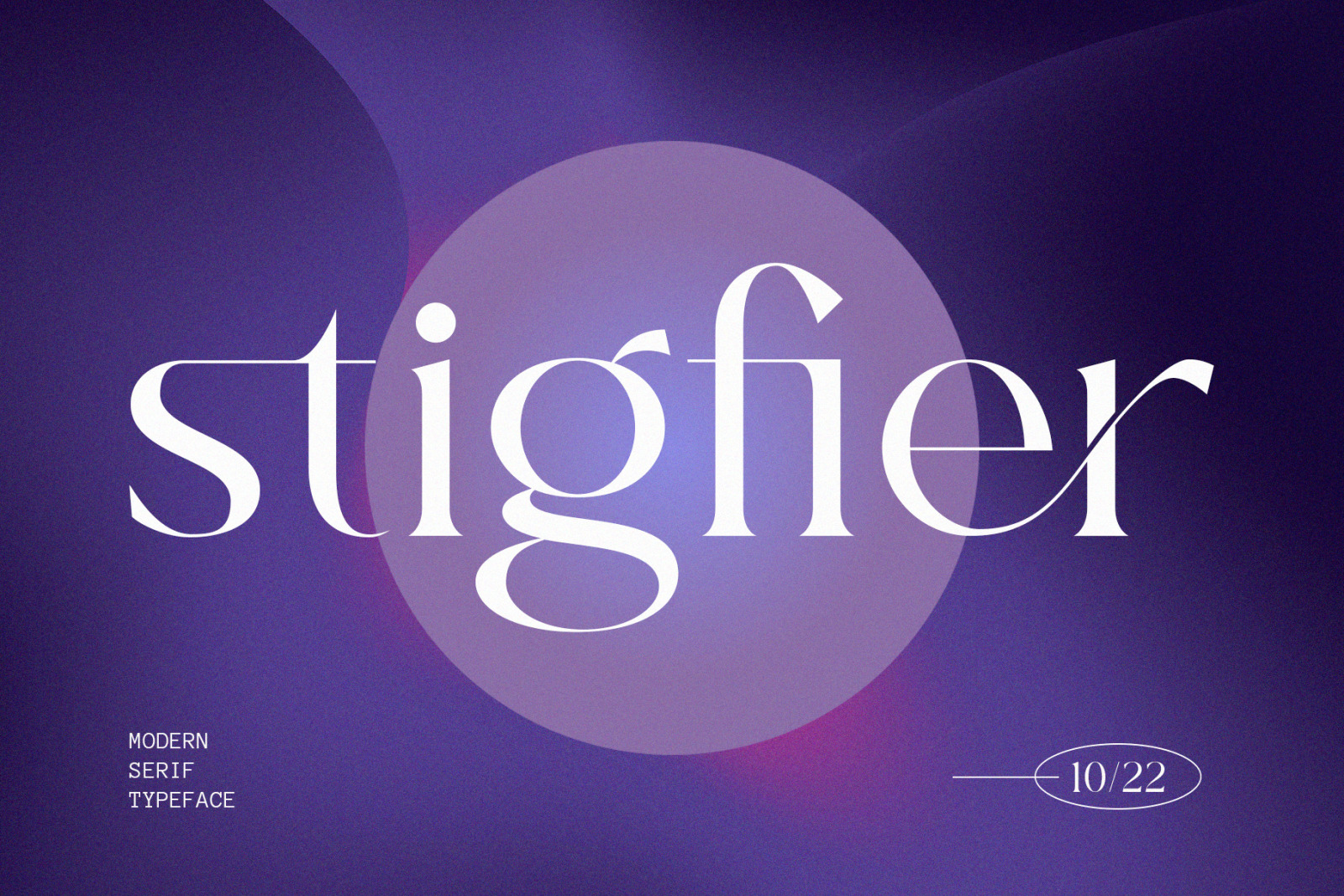 Stigfier Modern Font