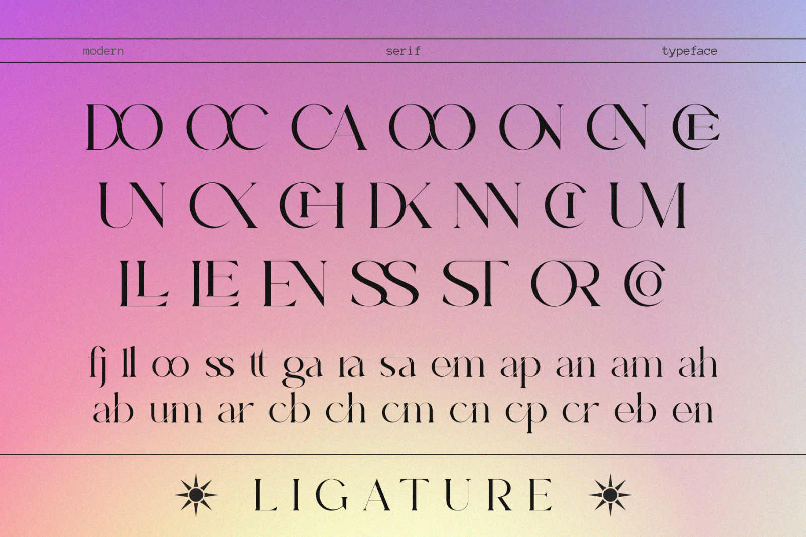 Stigfier Modern Font Stigfier Modern Font