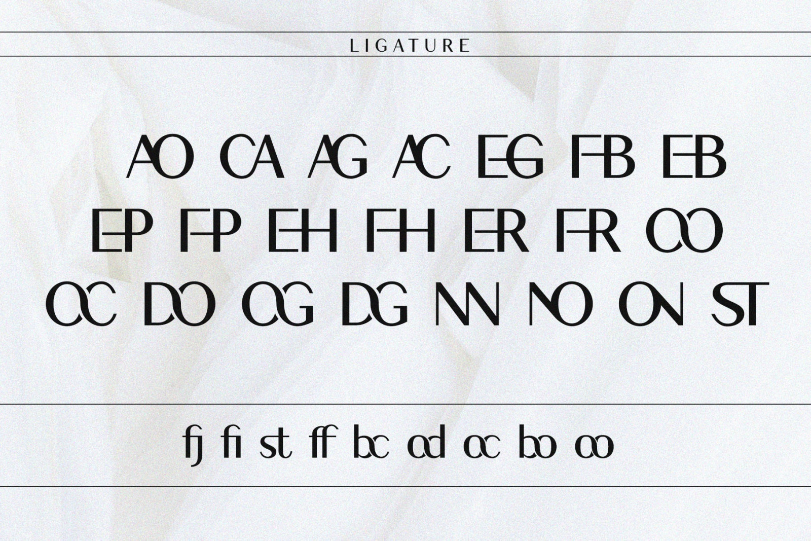 Cheryl Ligature Sans-Serif.