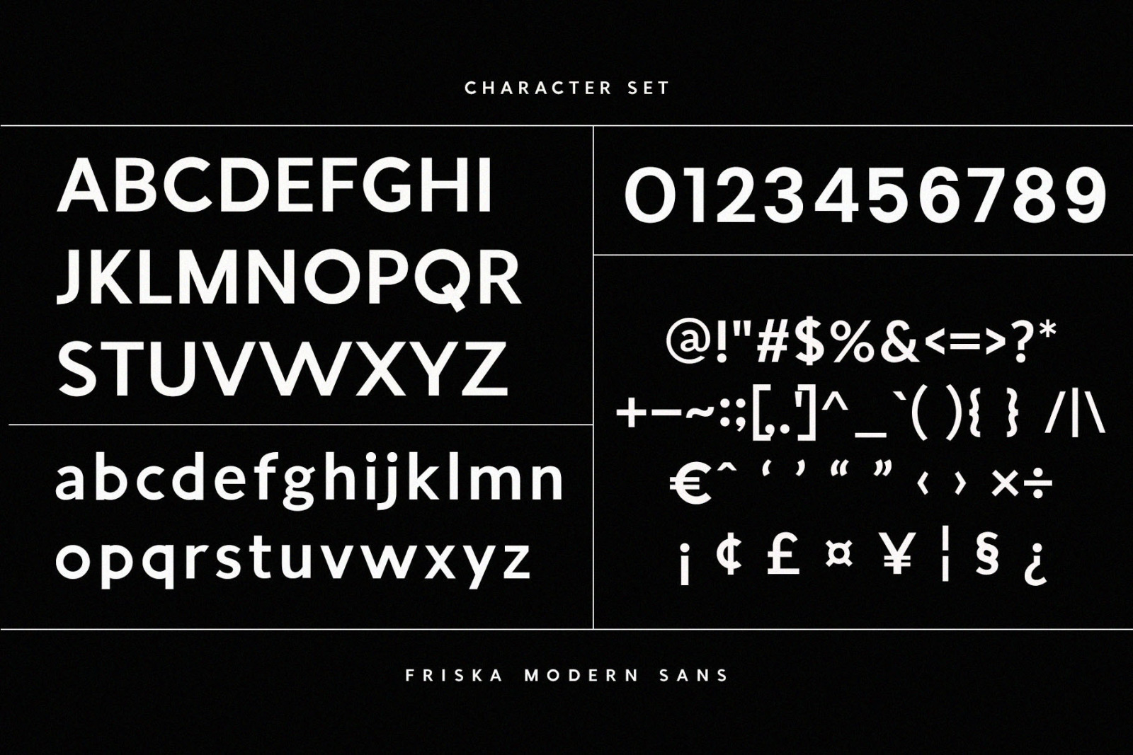 Friska Modern Font Friska Modern Font