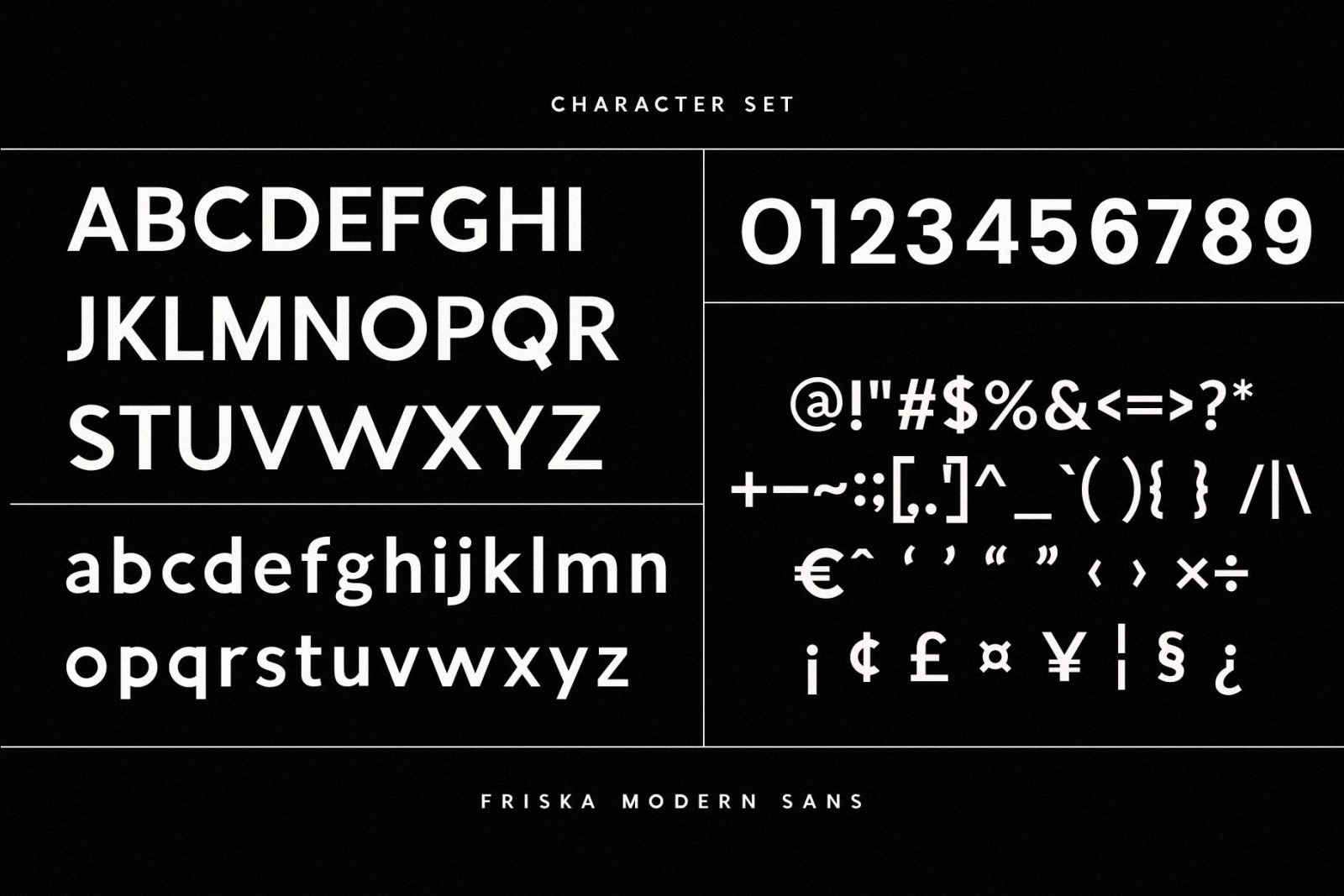 Friska Modern Font