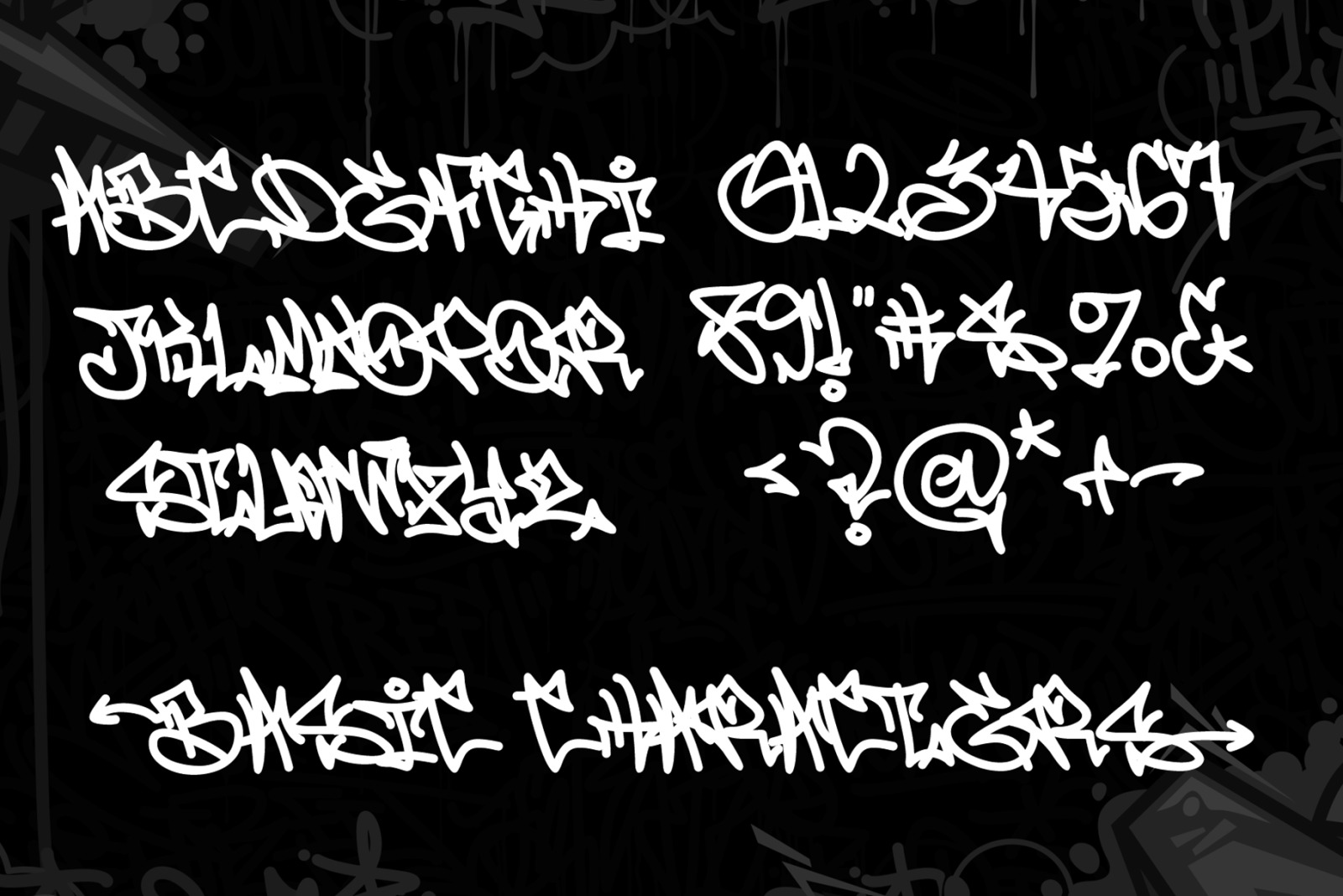 Phantom Urbanism - Monoline Graffiti font