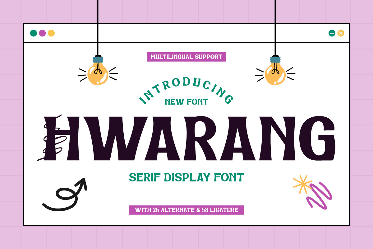 Hwarang - Serif Display Font