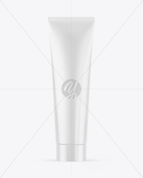 Glossy Cosmetic Tube Mockup