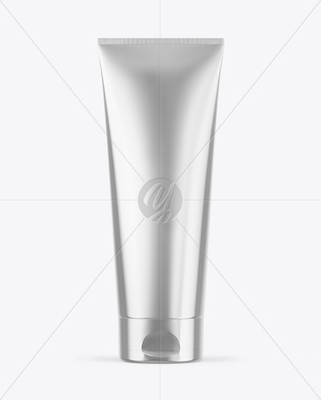 Metallic Cosmetic Tube Mockup