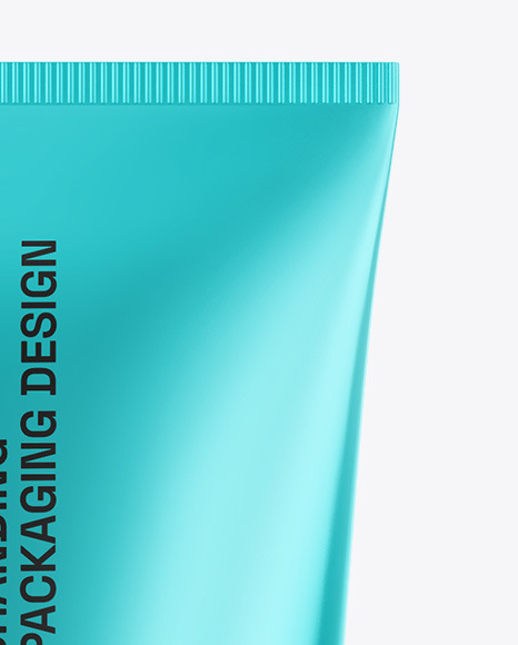 Metallic Cosmetic Tube Mockup