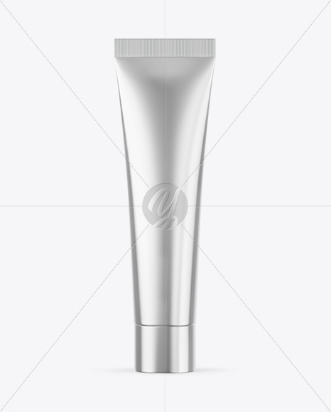 Metallic Cosmetic Tube Mockup