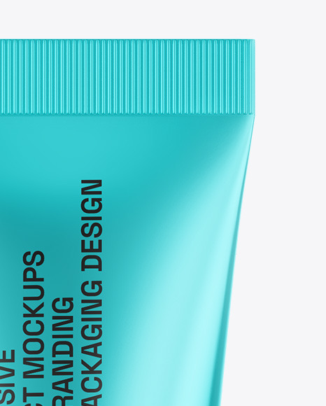 Metallic Cosmetic Tube Mockup