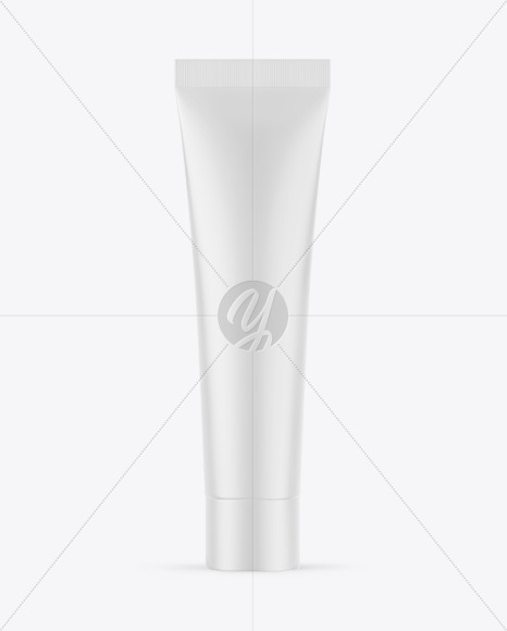 Matte Cosmetic Tube Mockup