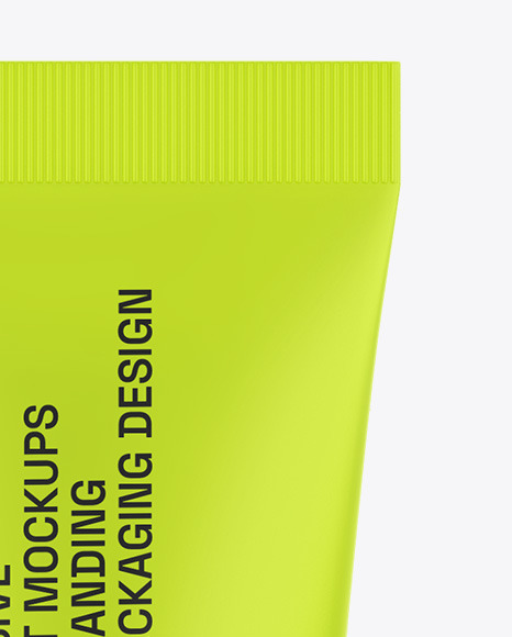 Matte Cosmetic Tube Mockup