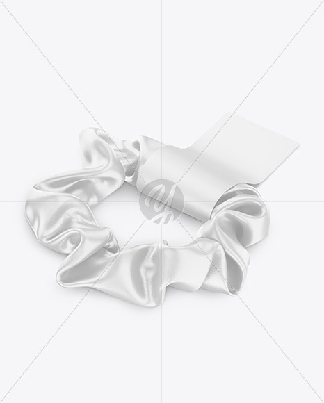 Silk Scrunchy Mockup